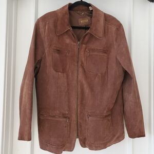 Women's Brown Suede Jacket